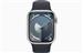 ساعت هوشمند اپل سری 9 بند Silver Aluminium Case with Midnight Sport Band سایز 41 میلی متری